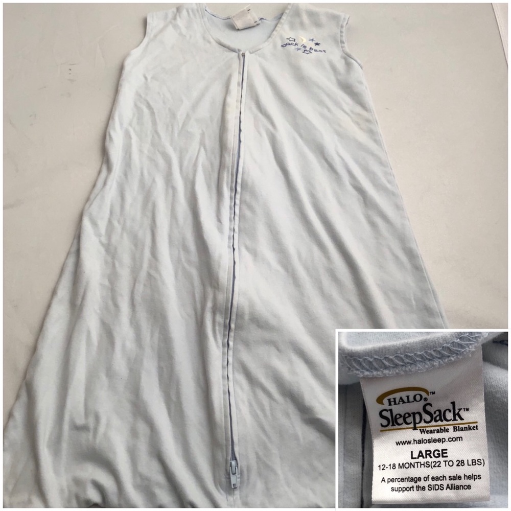 Halo Sleep sack - ONE BLUE COTTON available - Picture 3 of 3